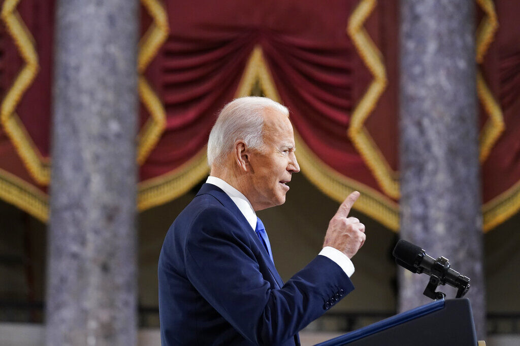 Capitol Riot Anniversary Biden
